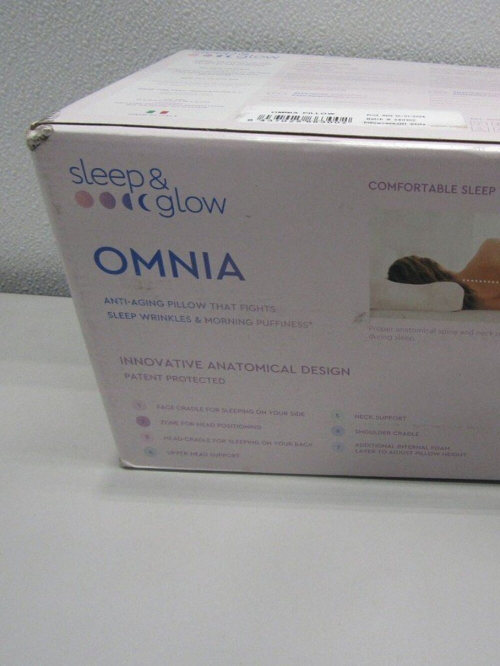 Omnia Sleep & Glow Anti-Aging Beauty Pillow